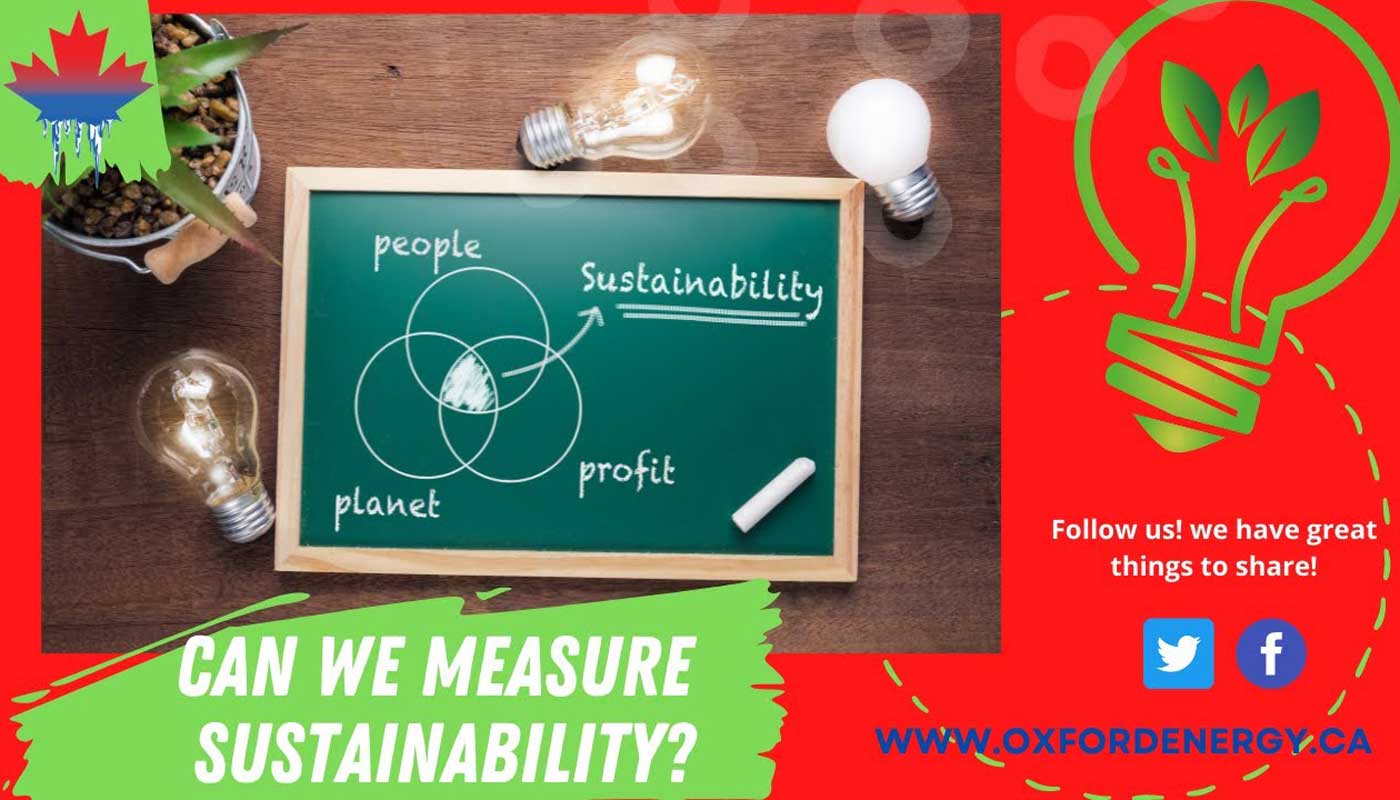 Can We Measure Sustainability?